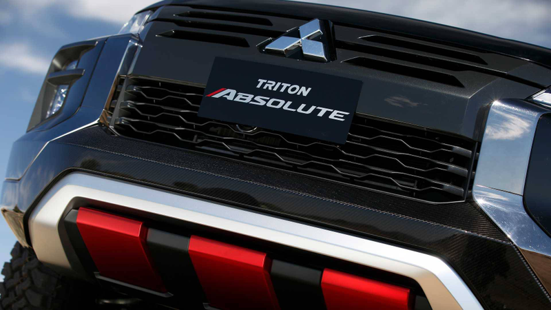Illustration for article titled The Mitsubishi Triton Absolute Will Not Apologize for All That Carbon Fiber